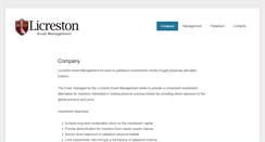Desktop Screenshot of licreston.com