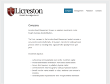 Tablet Screenshot of licreston.com